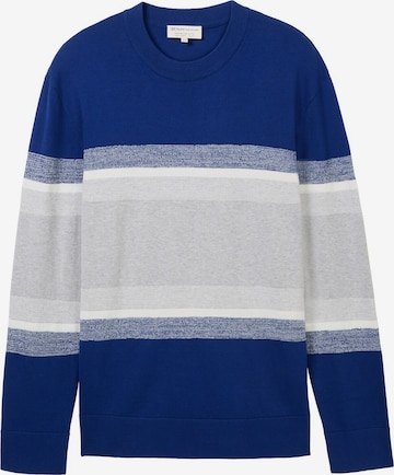 TOM TAILOR DENIM Sweater in Blue: front