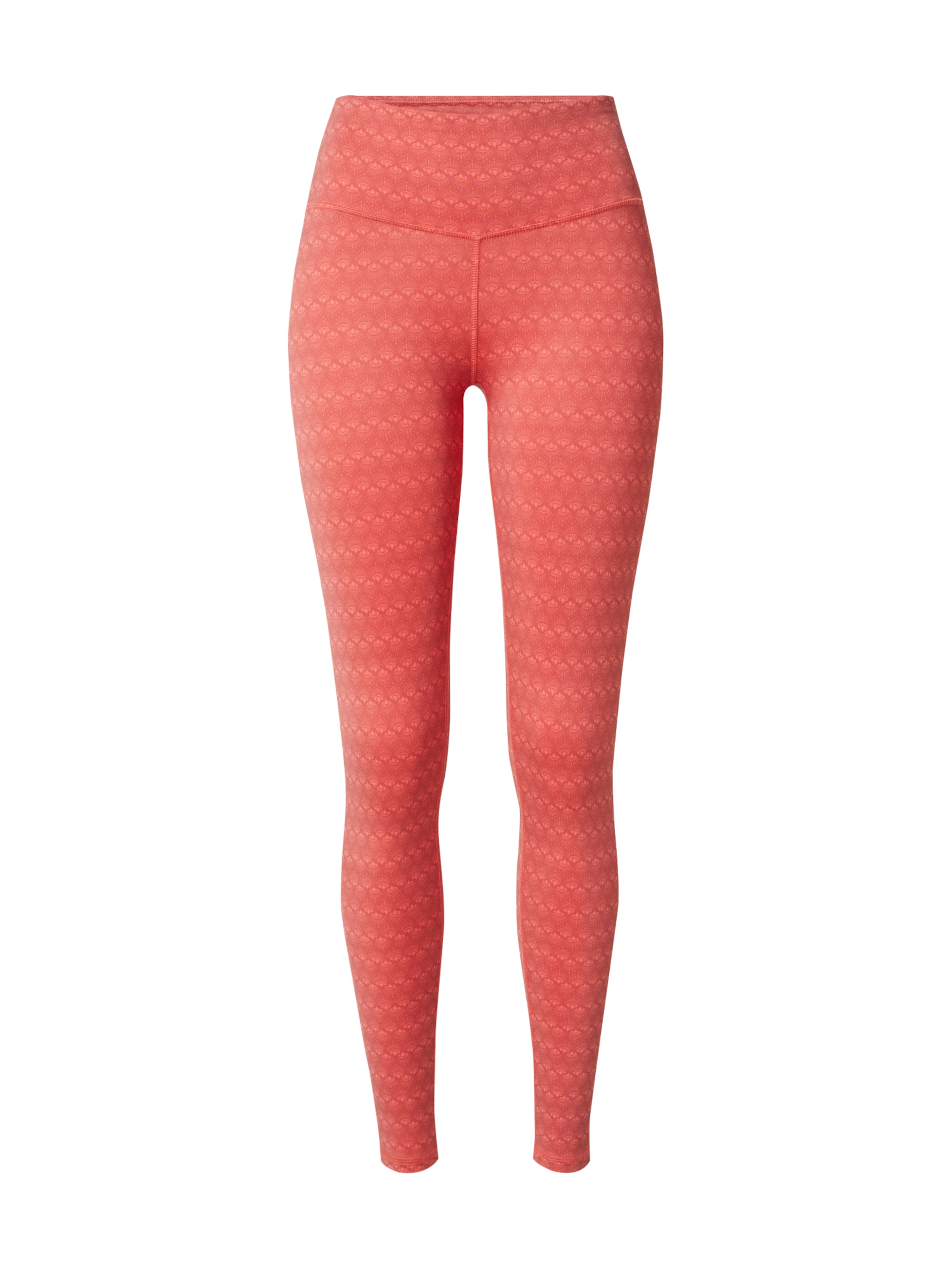 Skinny Pantalon de sport 'Sun Salutation' Hey Honey en orange : devant