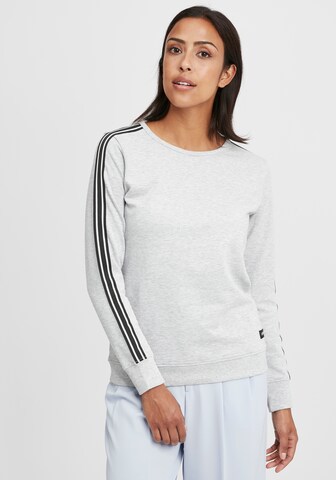 Oxmo Sweatshirt 'Gabita' in Grijs: voorkant