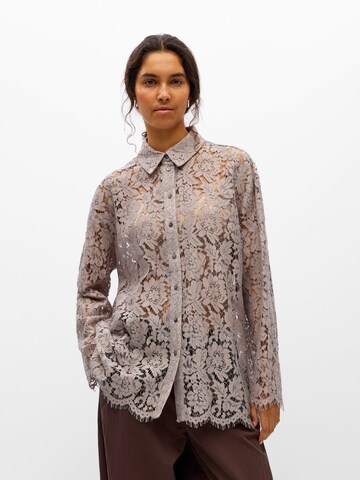OBJECT - Blusa 'OBJGinia' en gris: frente