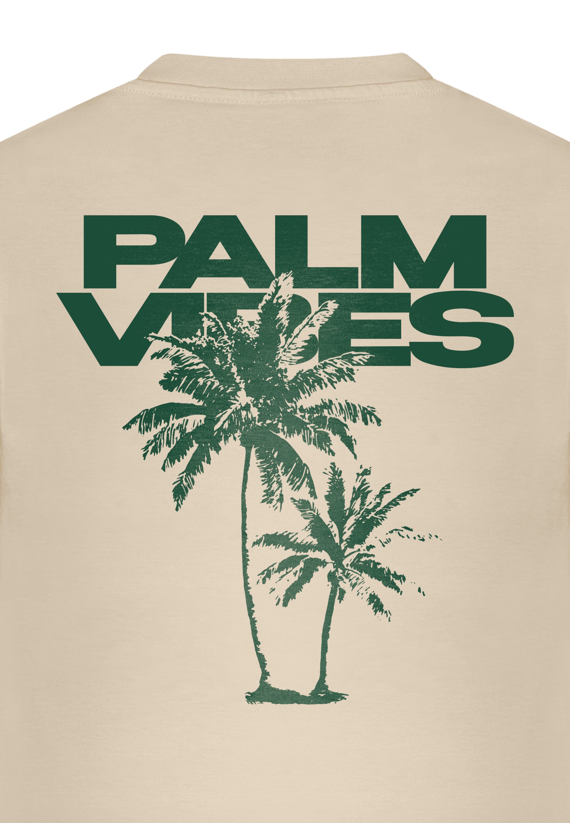 Mister Tee Koszulka 'Palm Vibes' w kolorze biały