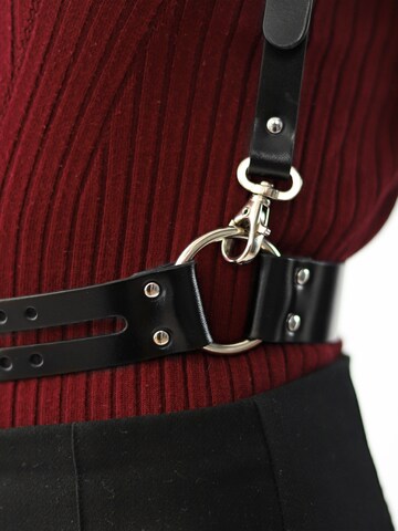 Haute Cuir Belt 'Mun Suspender Harness' in Black