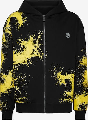 Giacca di felpa 'Splash' di Plein Sport in nero: frontale