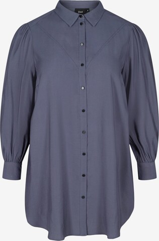 Zizzi Blouse in Blue: front