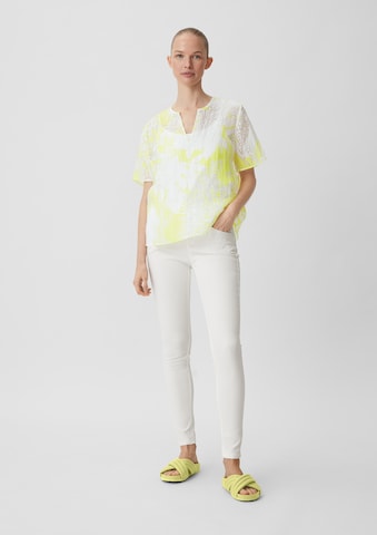 comma casual identity Blouse in Geel