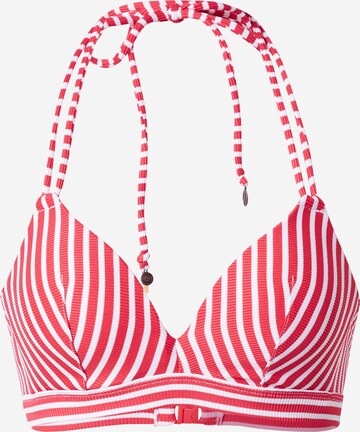 Triangle Hauts de bikini LingaDore en rouge : devant