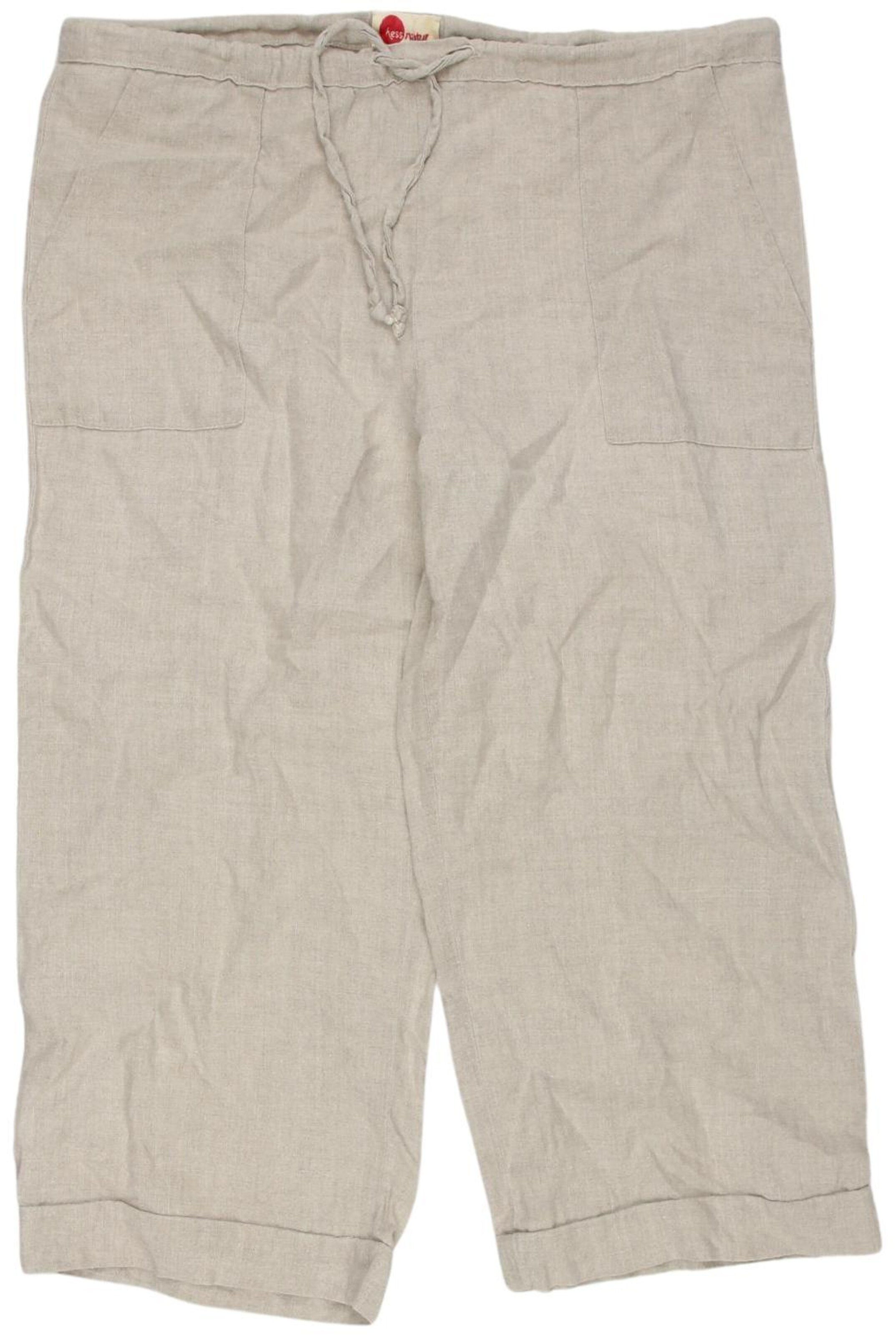 hessnatur Pants in XS in Beige: front