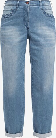 Recover Pants Loosefit Jeans in Blauw: voorkant