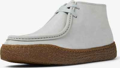 CAMPER Schnürstiefelette 'Peu Terreno' in hellgrau, Produktansicht