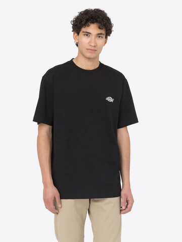 DICKIES T-shirt 'Summerdale' i svart: framsida