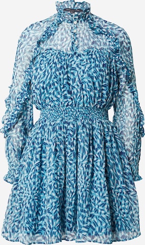 FRENCH CONNECTION Shirt Dress in Blue: front