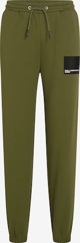 Tapered Pantaloni di KARL LAGERFELD JEANS in verde: frontale