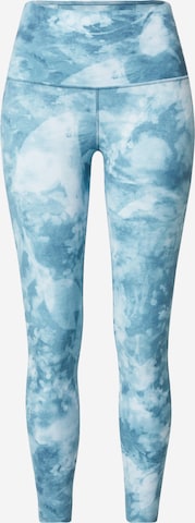 NIKE Skinny Urheiluhousut 'ZENVY' värissä sininen: etupuoli
