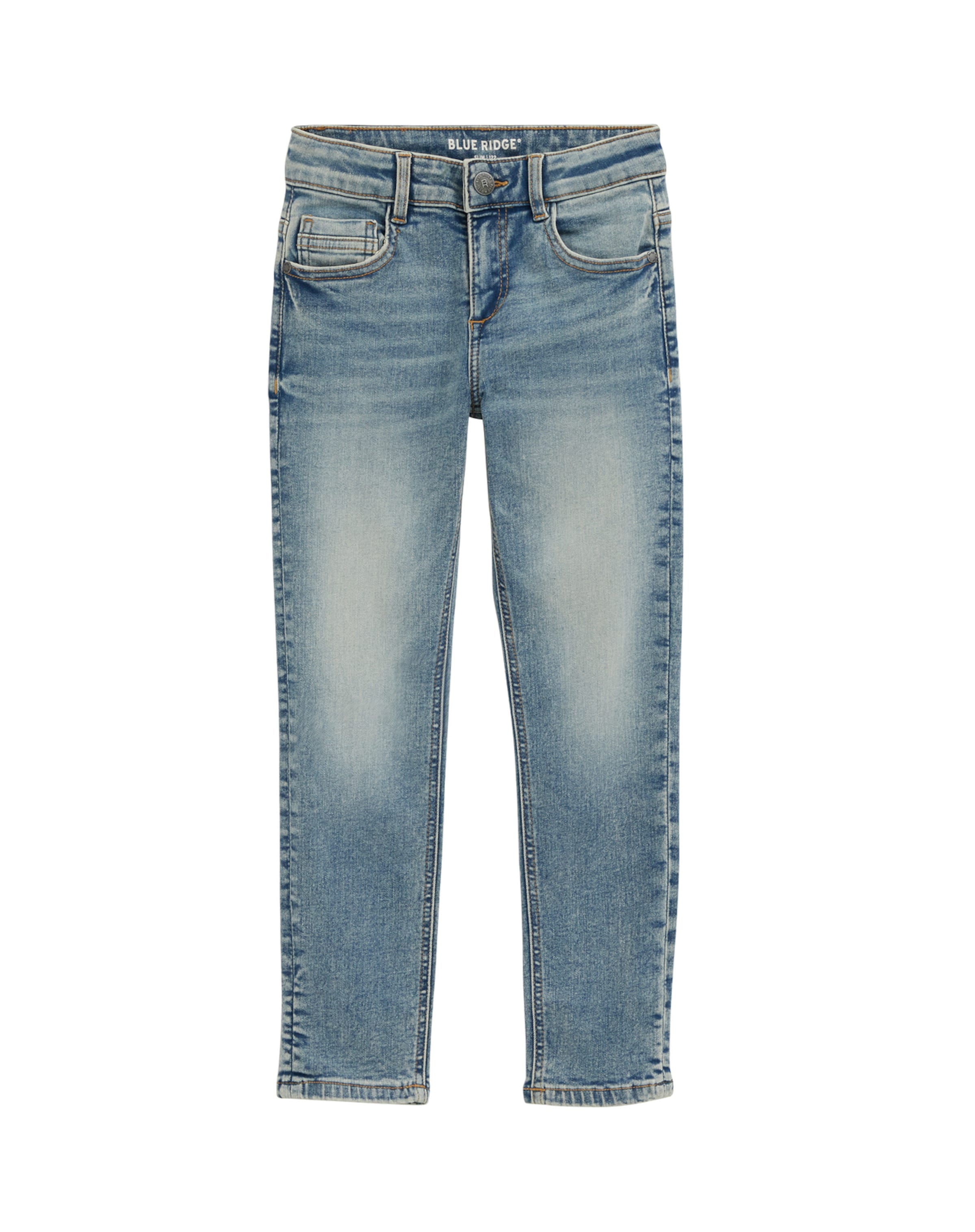 WE Fashion Slimfit Jeans i blå: framsida