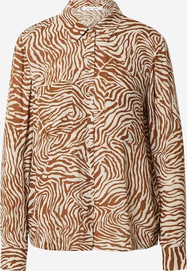 Samsoe Samsoe Blus 'Milly' i kräm / karamell, Produktvy