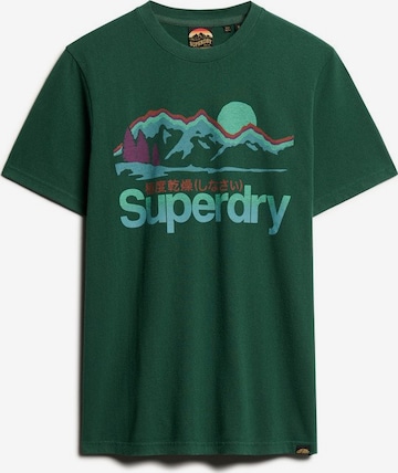 žalia Superdry & Co Marškinėliai: priekis