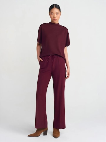 Dilvin Wide Leg Hose in Rot
