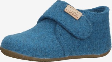 Living Kitzbühel Slippers in Blue: front