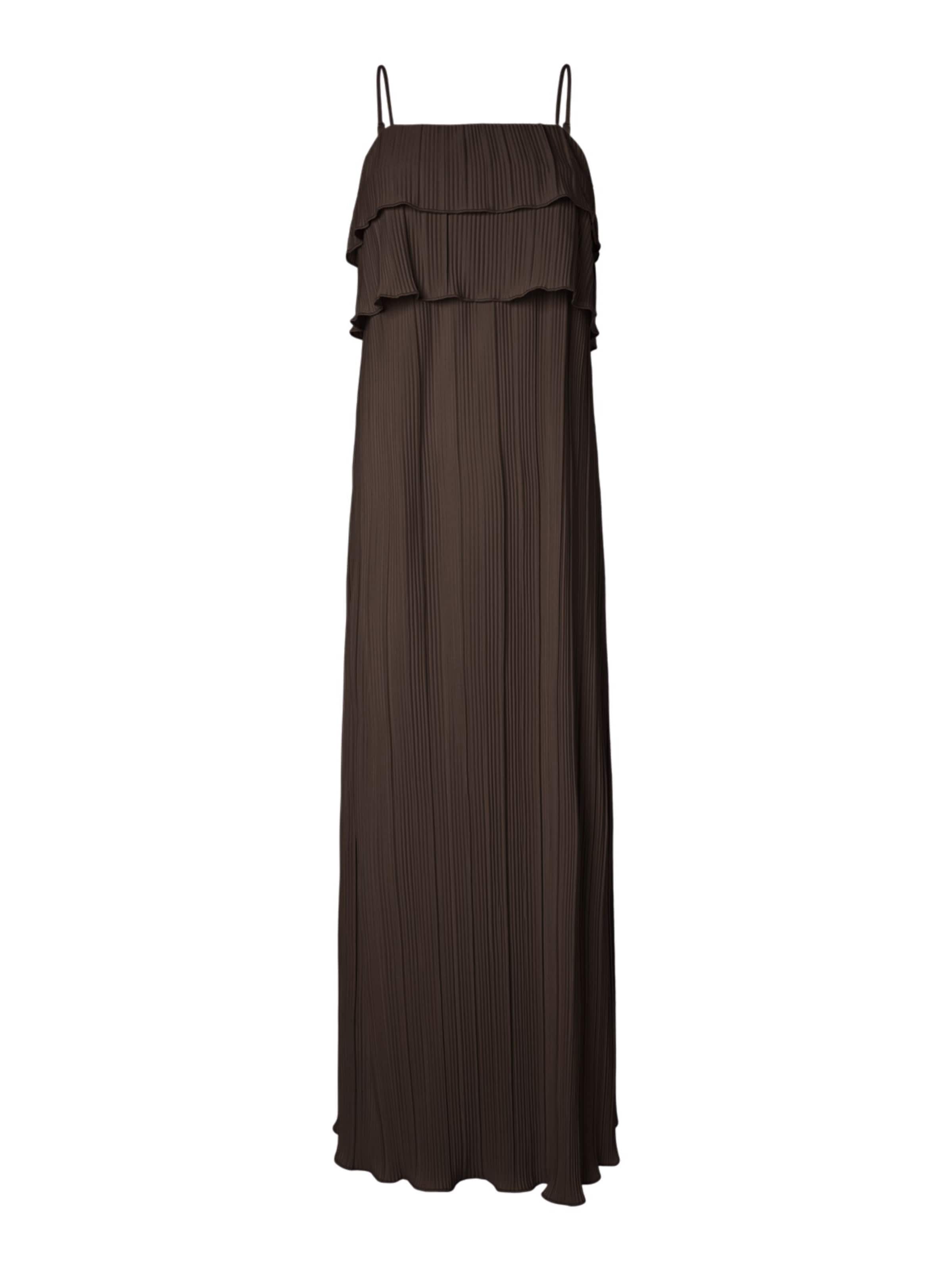 Robe 'PCAmber' PIECES en marron : devant