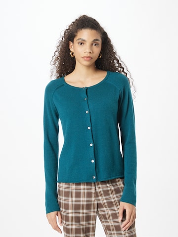 rosemunde Knit Cardigan in Blue: front