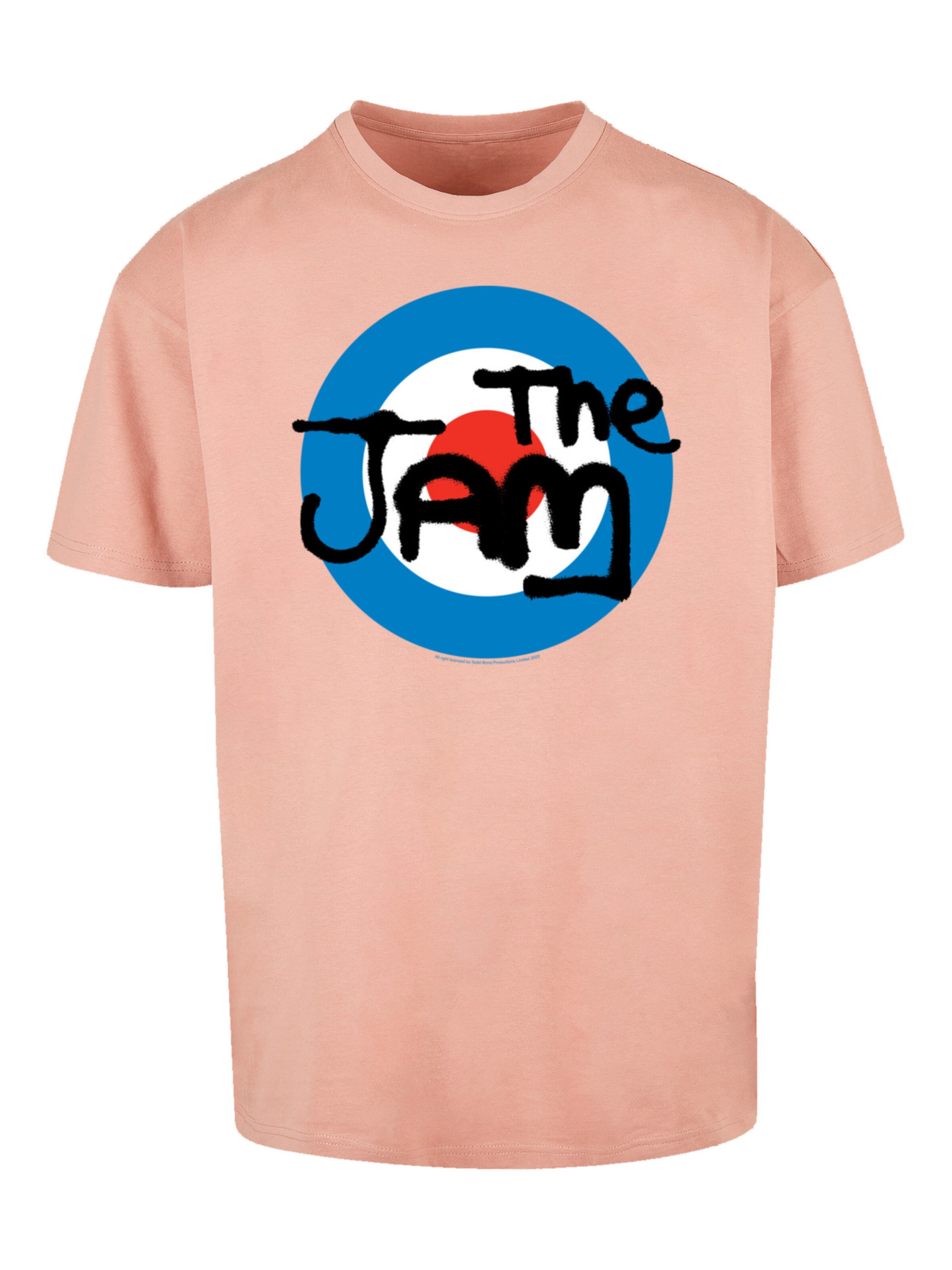 T-Shirt 'The Jam Band' F4NT4STIC en beige : devant