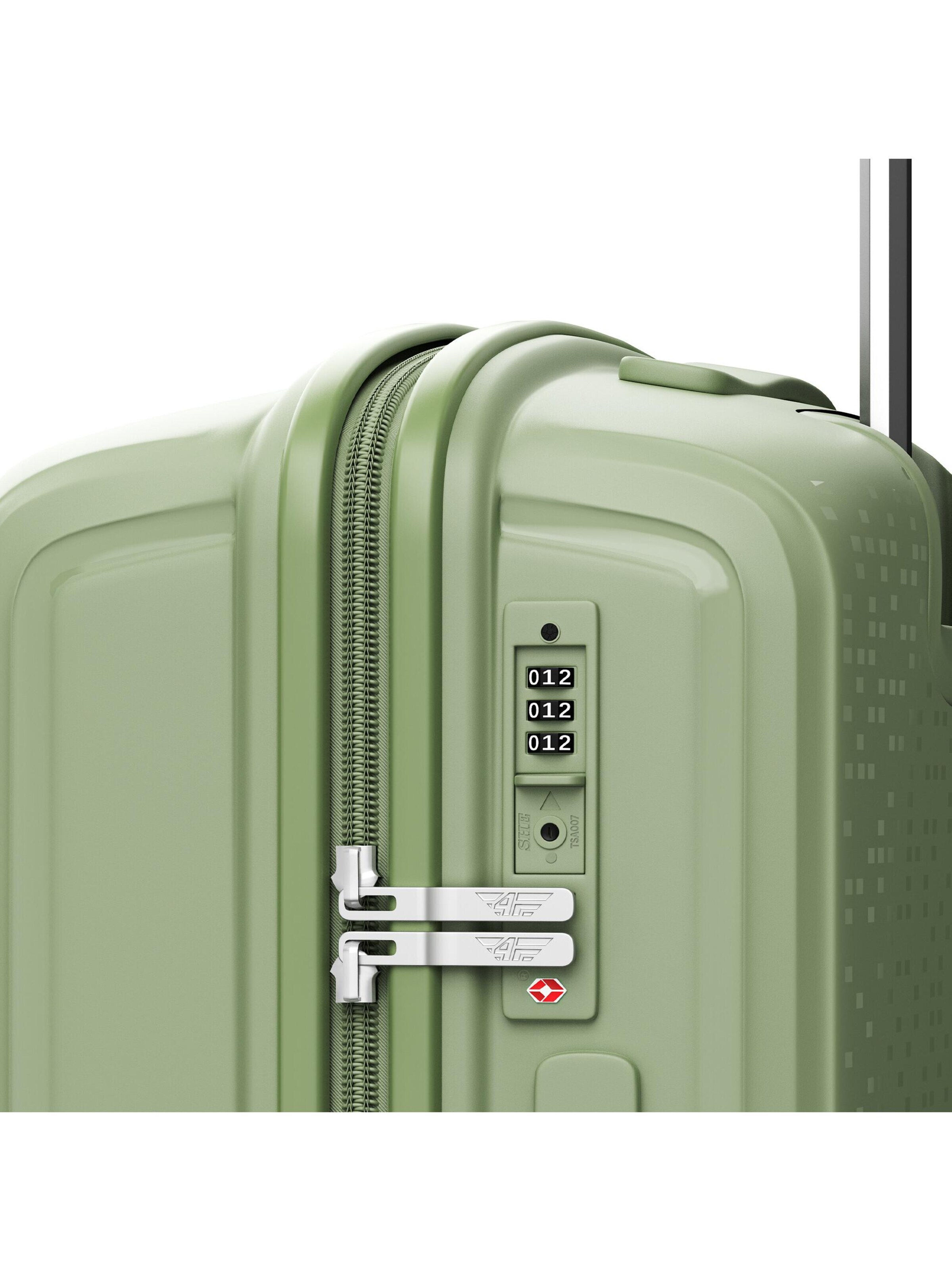 4FLY Suitcase Set 'Pixel' in Green