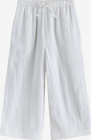 Next Wide leg Broek in Wit: voorkant