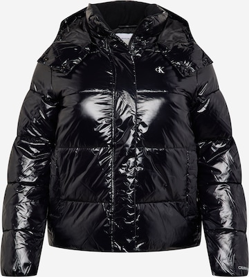 Calvin Klein Jeans Curve Between-Season Jacket in Black: front