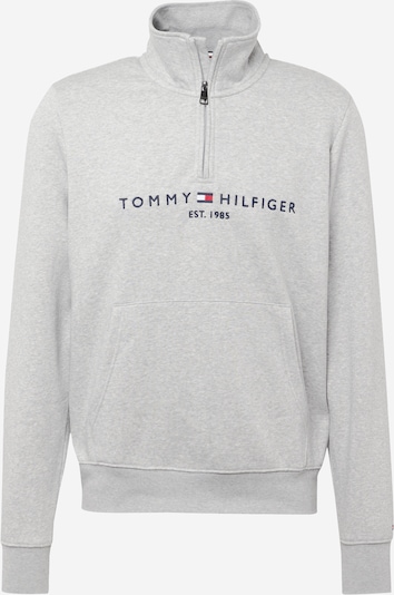 TOMMY HILFIGER Sweatshirt in Navy / mottled grey / Red / White, Item view