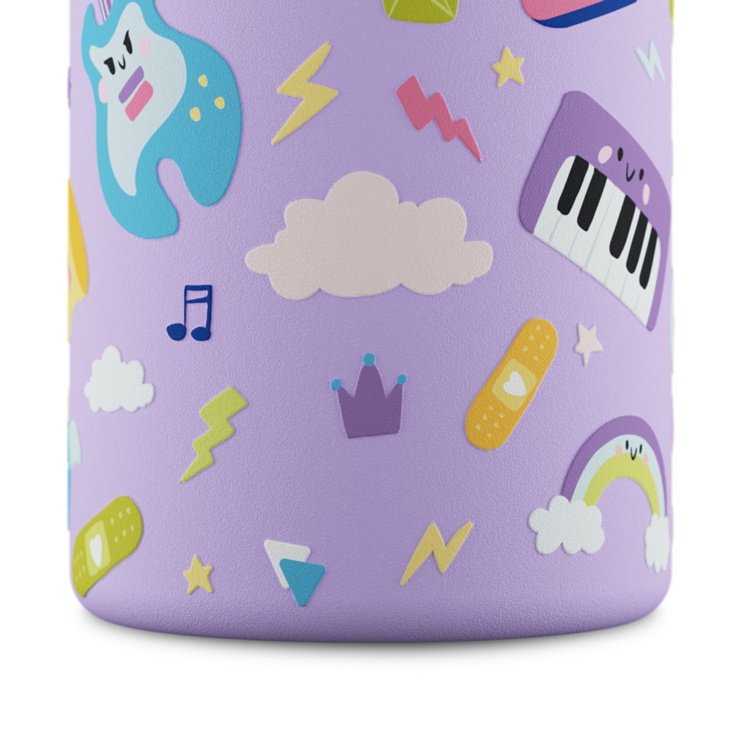 Borraccia 'Kids Urban' di 24Bottles in lilla