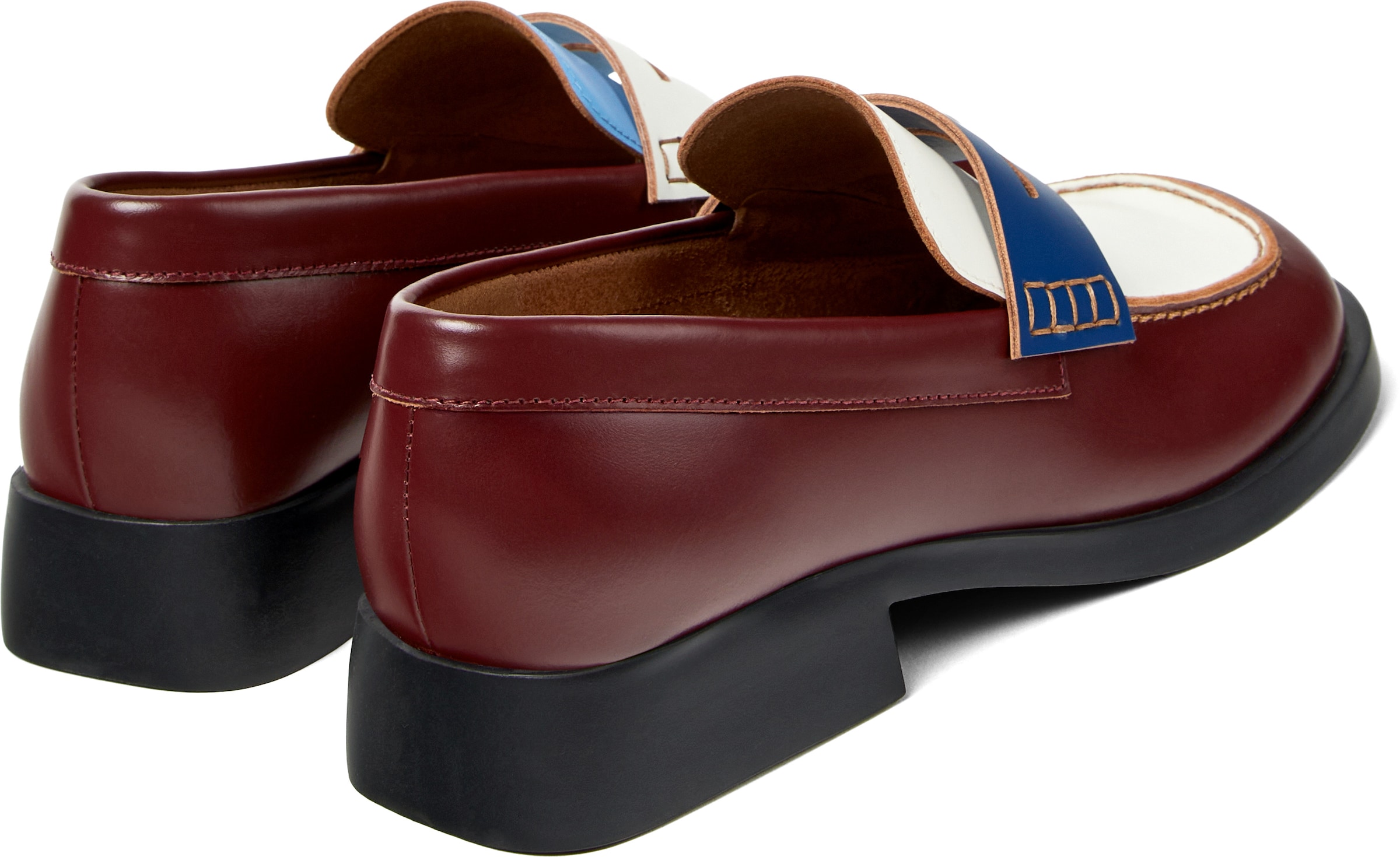 Mocassin CAMPER en mélange de couleurs