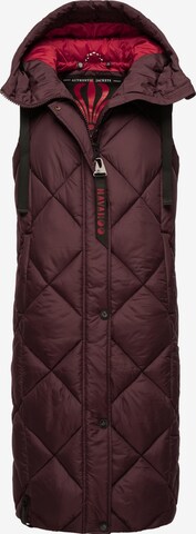 NAVAHOO Bodywarmer 'Schnuckel' in Rood