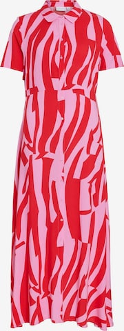 Robe-chemise VILA en rouge : devant