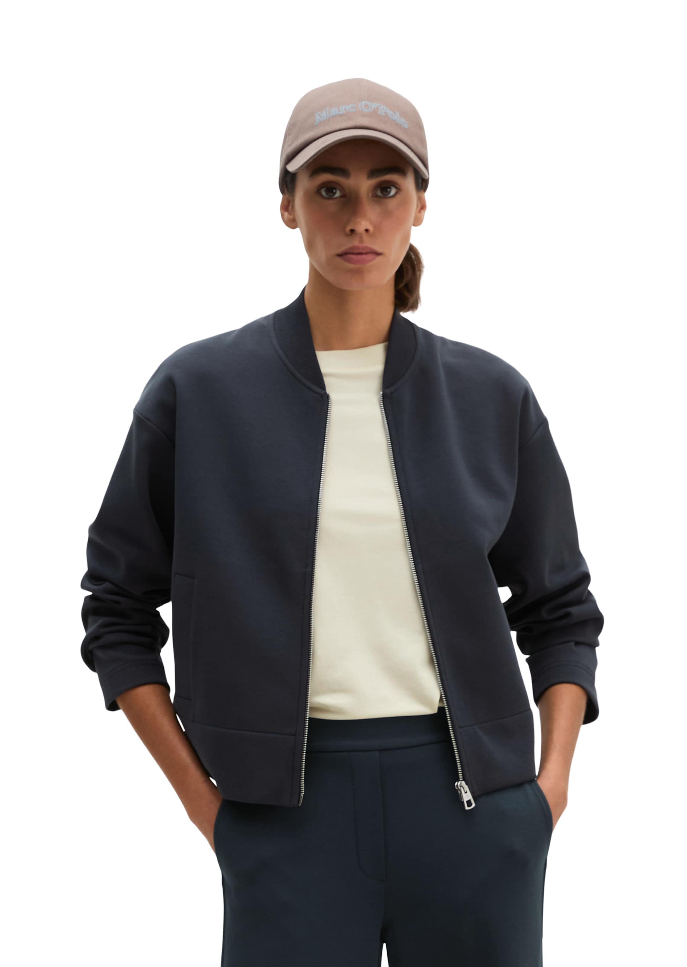 Marc O'Polo Tussenjas in Blauw: voorkant