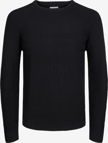 JACK & JONES Sweater in Black: front