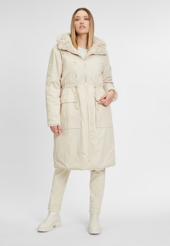 RINO & PELLE Winter Coat in Beige: front