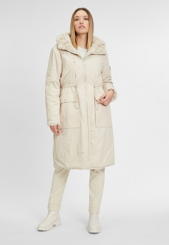 RINO & PELLE Winter Coat in Beige: front