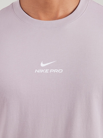 NIKE Functioneel shirt 'PRO' in Lila