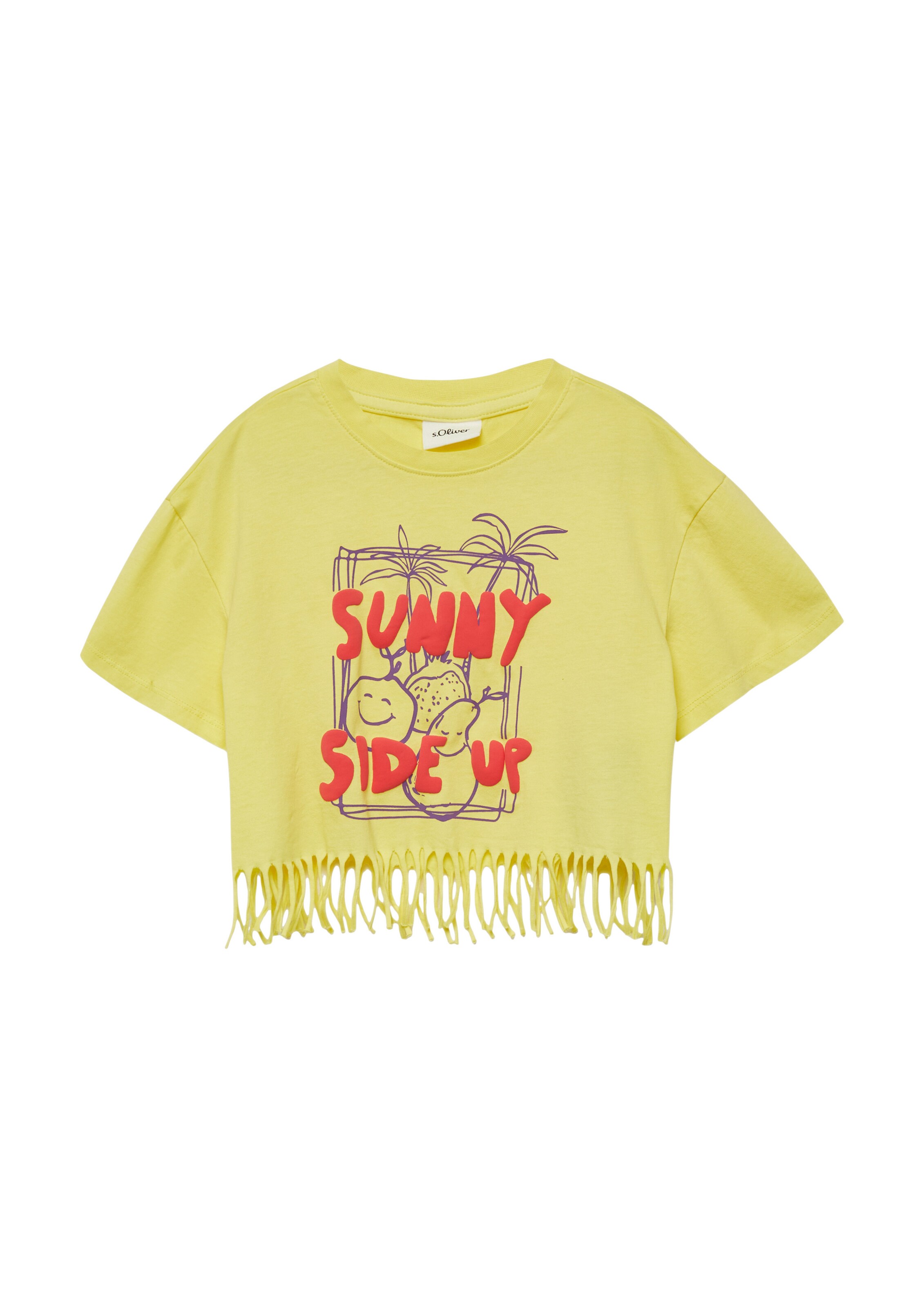 T-Shirt s.Oliver en jaune : devant