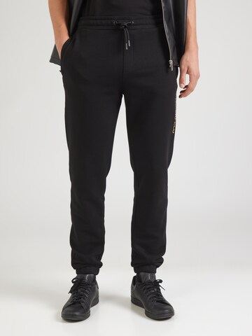 Karl Lagerfeld Tapered Pants in Black: front