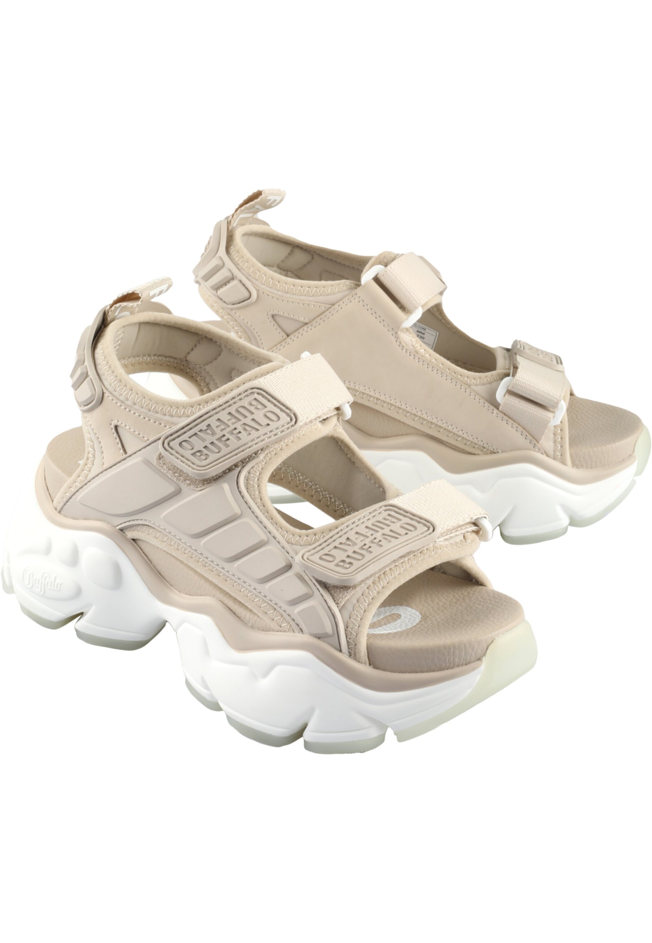 BUFFALO Sandály – hnědá