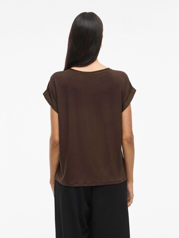 VILA Blouse 'VIELLETTE' in Brown
