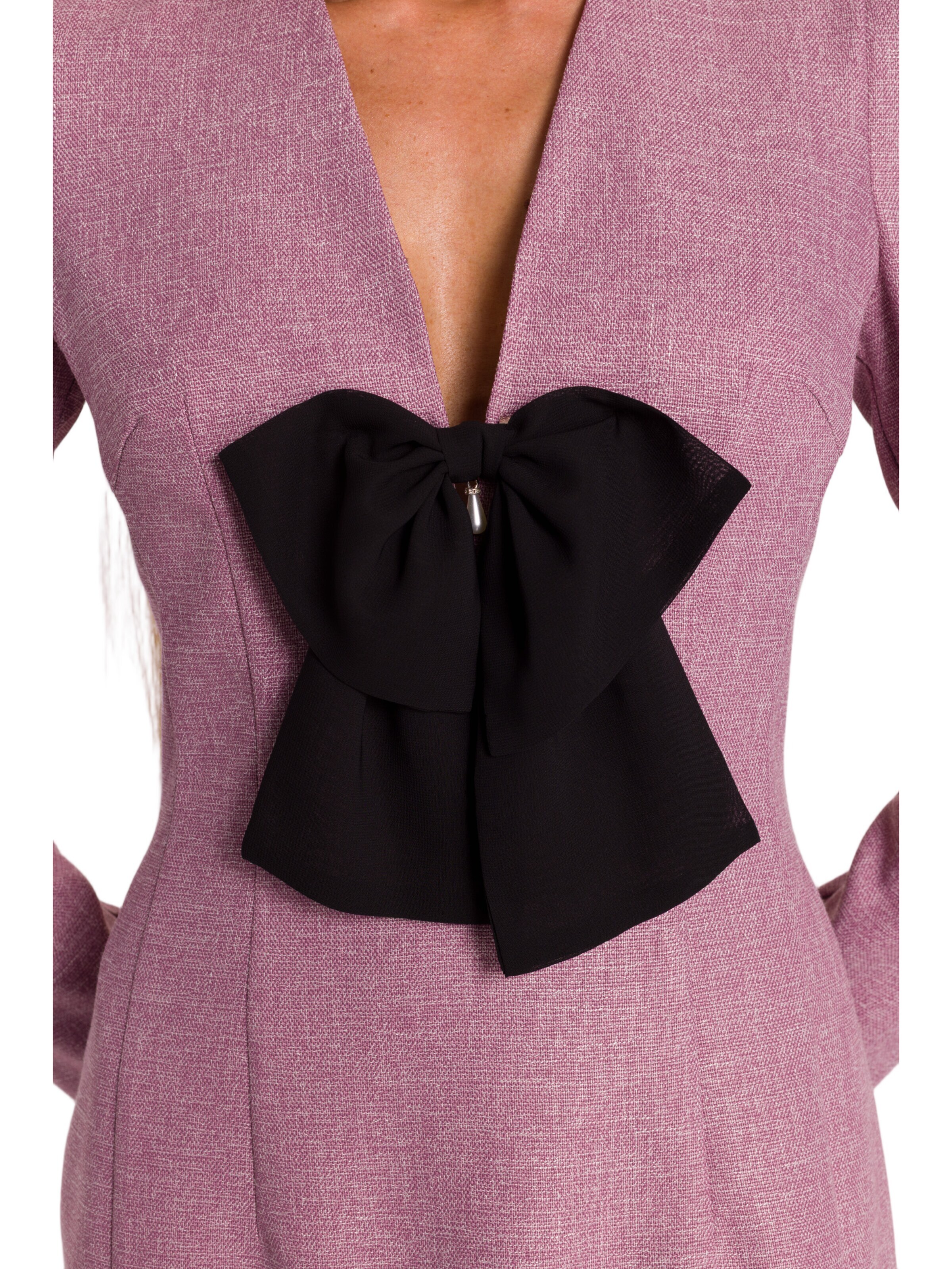 Rochie 'Sukienka tweedowa z kokardą szyfonową' de la made of emotion pe roz