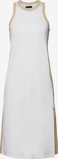 ESPRIT Robes en maille en beige / blanc, Vue avec produit