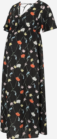 melns Vero Moda Maternity Vasaras kleita 'VMMFlora Olga': no priekšpuses