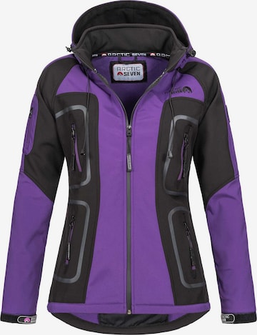 Veste fonctionnelle Arctic Seven en violet : devant