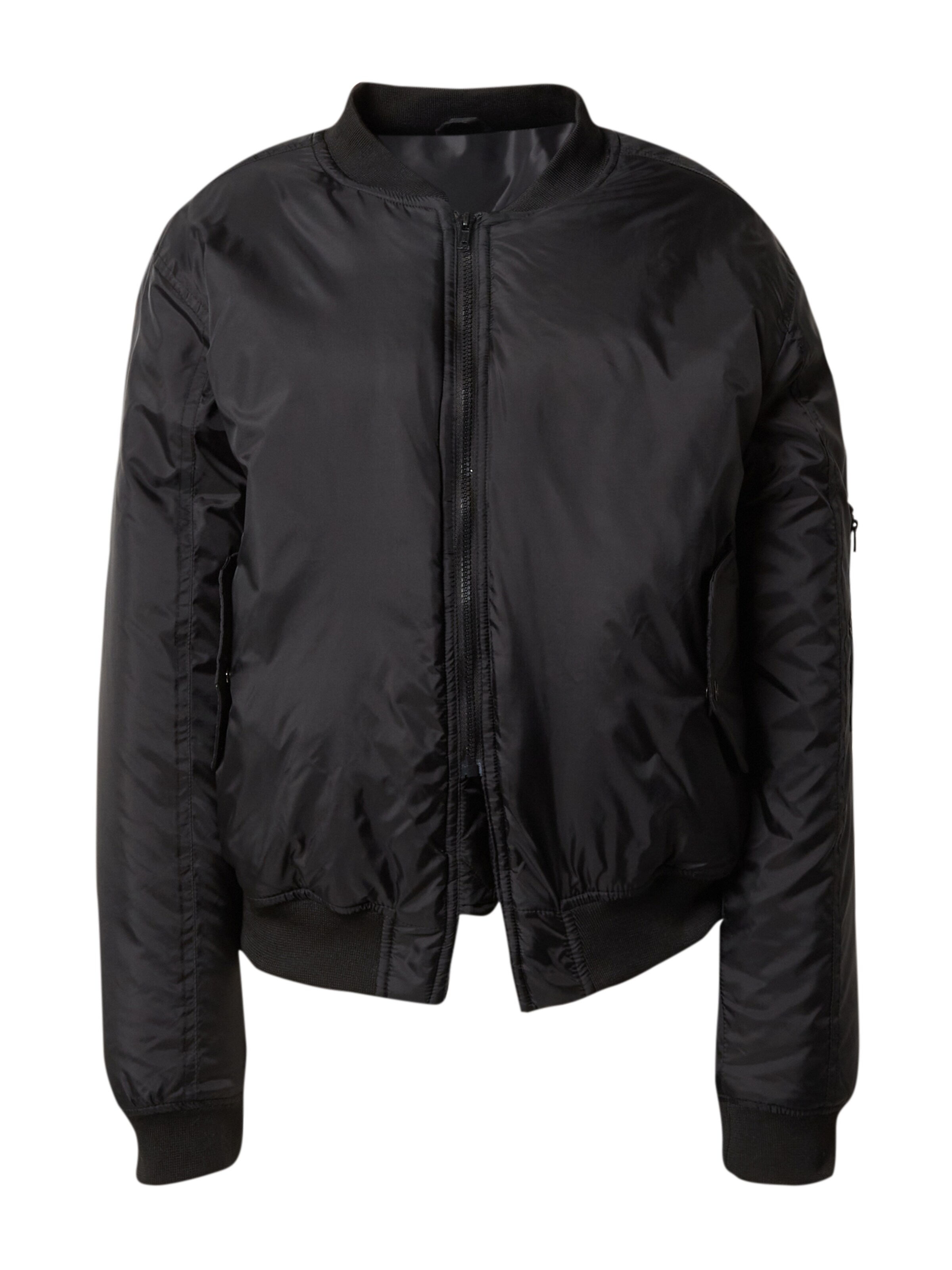 Denim Project - Chaqueta de entretiempo 'LISE' en negro: frente