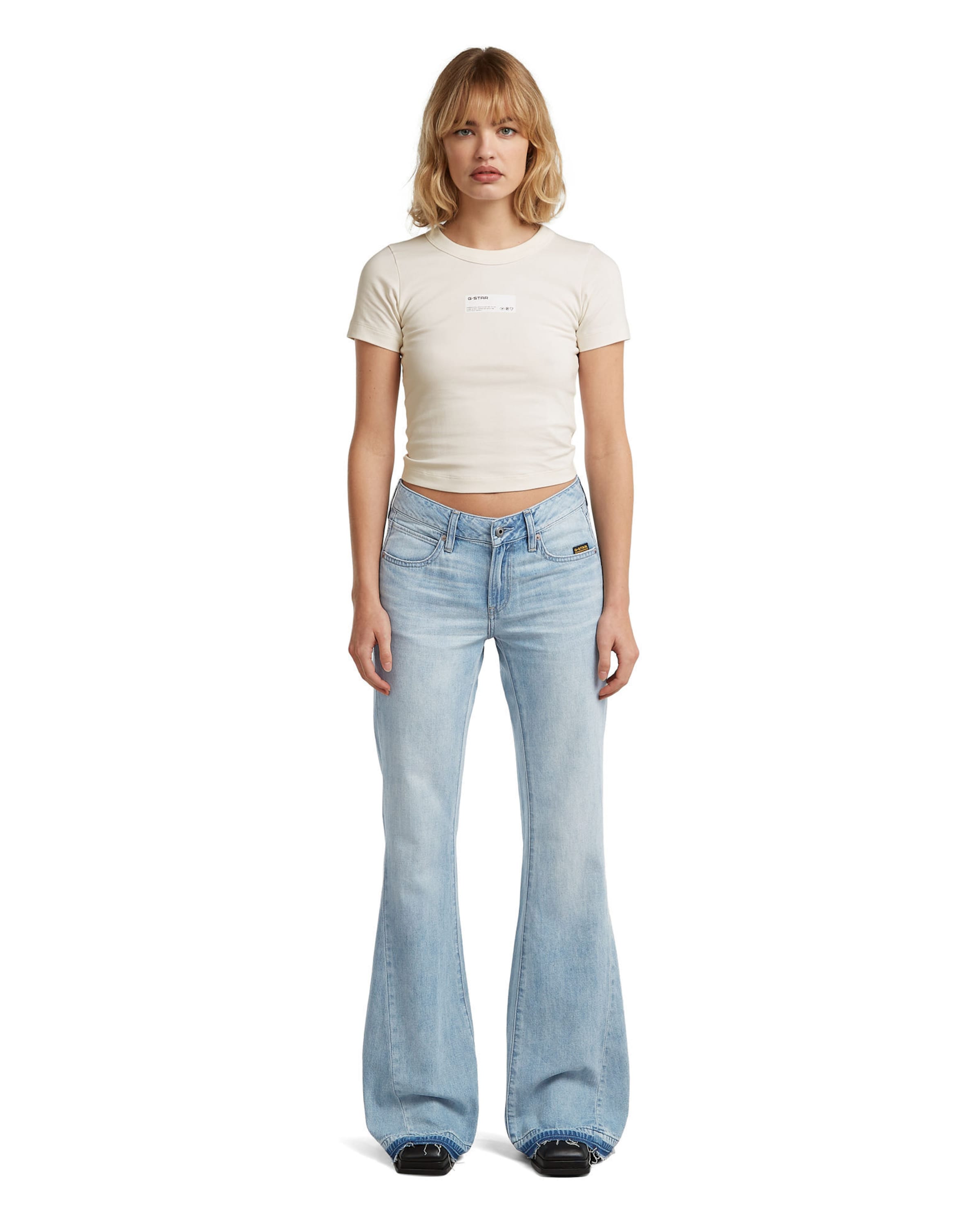 G-STAR Bootcut Jeans - 'Stevey Flare Jeans' in Blau: Vorderseite
