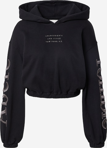 Abercrombie & Fitch Sweatshirt i sort: forside