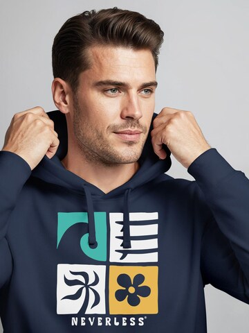 Neverless Sweatshirt 'California Surf' in Blue